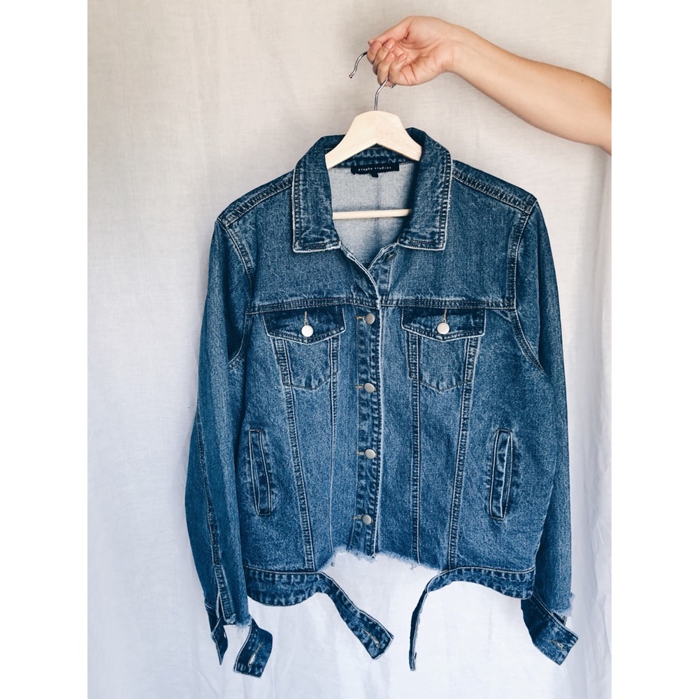 Dani Distressed Denim Jacket - Picture 3 of 4